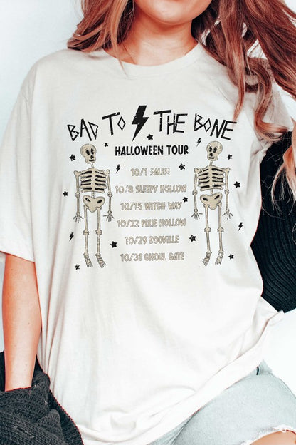 Bad To The Bone Halloween Tour Graphic Tee