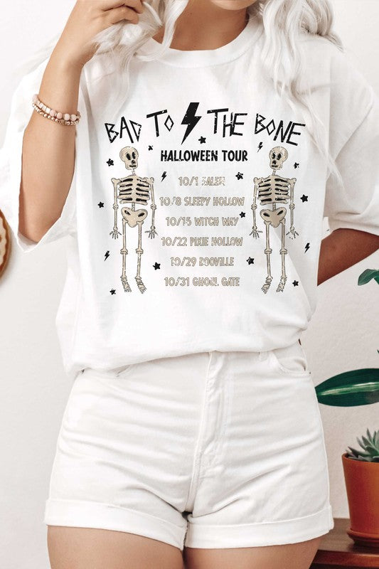 Bad To The Bone Halloween Tour Graphic Tee