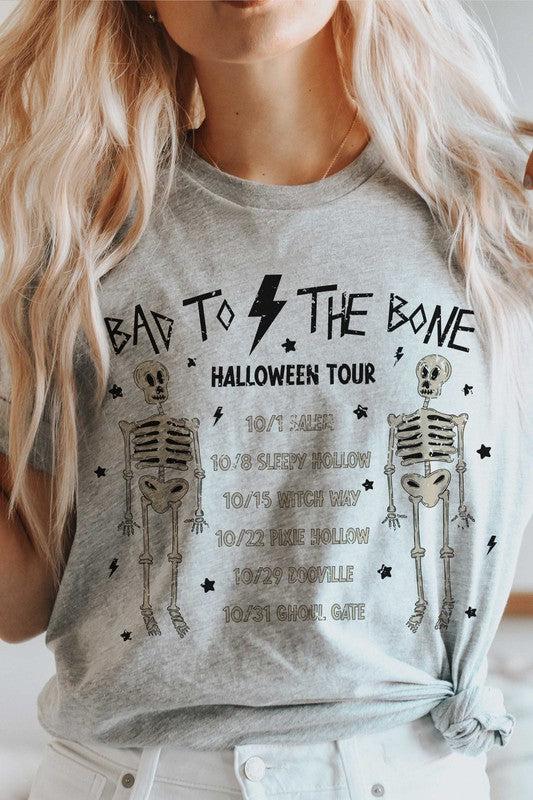 Bad To The Bone Halloween Tour Graphic Tee