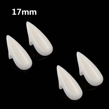 Vampire Teeth Fangs for Halloween – Realistic Reusable Vampire Fangs for Men & Women | Cosplay Costume Fake Teeth | Halloween Party Makeup Accessory