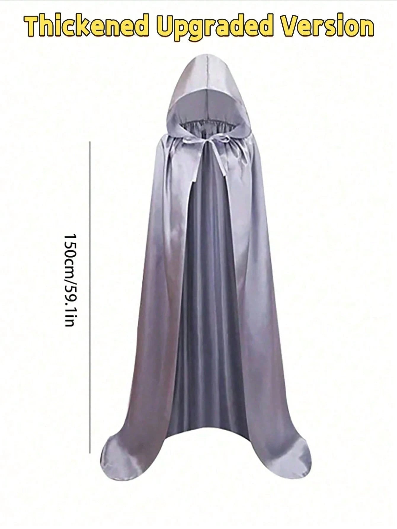 Halloween Hooded Cloak/Cape Costume for Men & Women