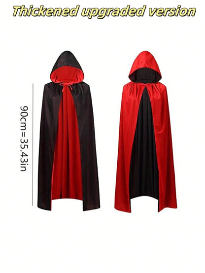 Halloween Hooded Cloak/Cape Costume for Men & Women