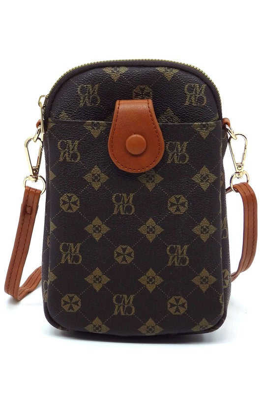 CM Monogram Mini Crossbody Bag Cell Phone Purse