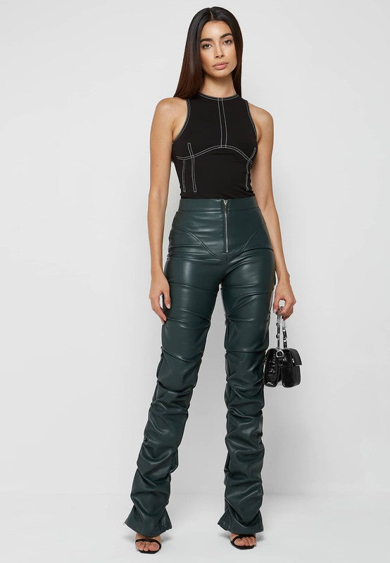 Sexy Pu Leather Pants