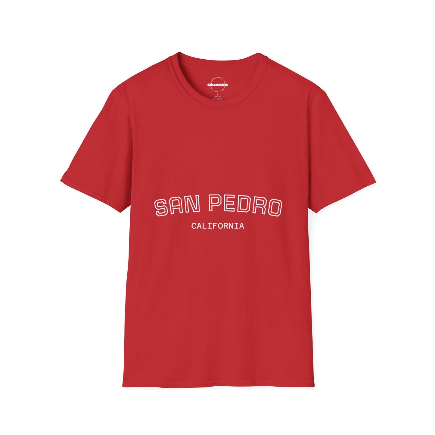 San Pedro California Tee — Minimal Coastal Graphic T-Shirt
