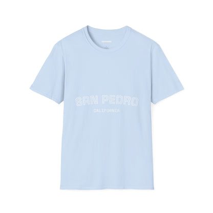San Pedro California Tee — Minimal Coastal Graphic T-Shirt