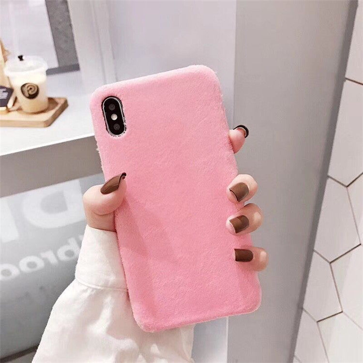 Plush coin purse phone case