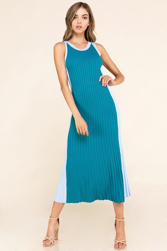 Blue Stretchy Dress