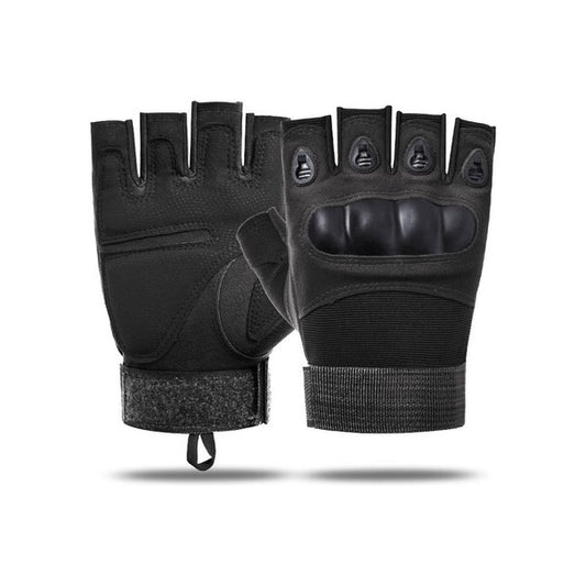 Built for battle and designed for dexterity, these Tactical Military Fingerless Airsoft Gloves are your go-to gear for airsoft, paintball, tactical training, and outdoor missions. With reinforced knuckles and breathable materials, they deliver the perfect balance of protection, flexibility, and grip—without sacrificing speed.