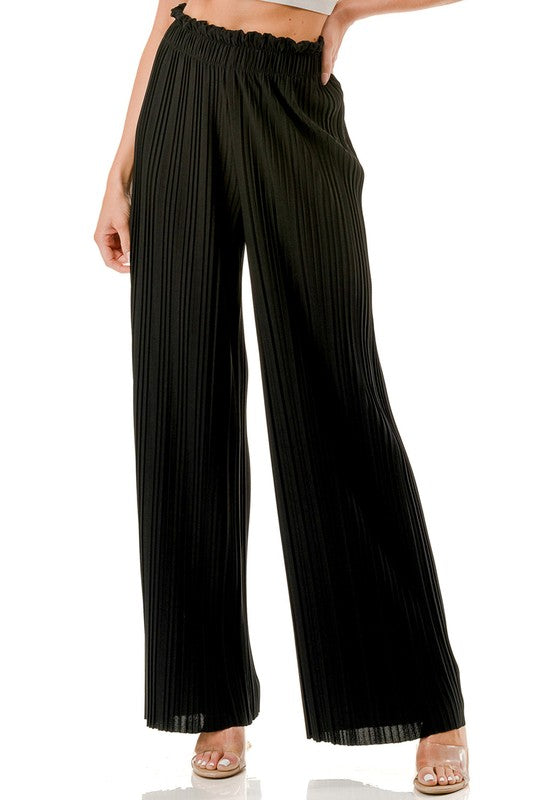 Pleated Pants