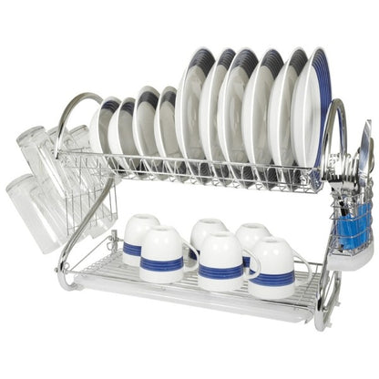 Better Chef 16 Inch 2-Level S-Shaped Dish Rack