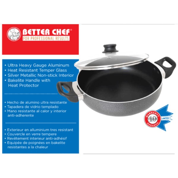 Better Chef 10 Inch Aluminum Non-Stick Deep Fryer