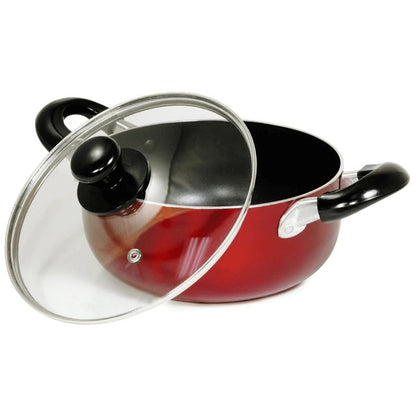 Better Chef 13-Quart Metallic Red Dutch Oven