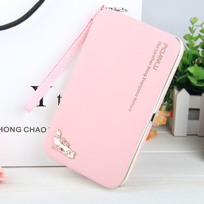 Baellerry feature phone ladies purse long pencil box purse one generation