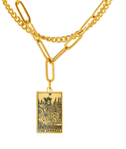 Twelve Constellation Tarot Necklace Retro Constellation Necklace