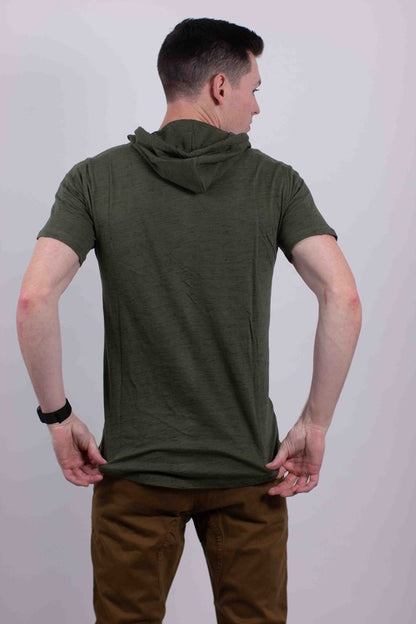 Light Weight Tribland Short Sleeves Hoodie