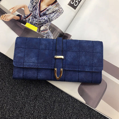 New Ladies Purse lovely day Korean simple little purse female buckle nubuck leather wallet card more students