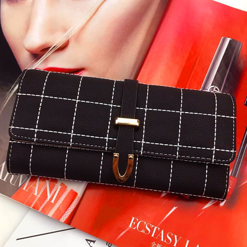 New Ladies Purse lovely day Korean simple little purse female buckle nubuck leather wallet card more students