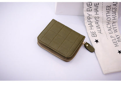 Lingge embossed coin purse