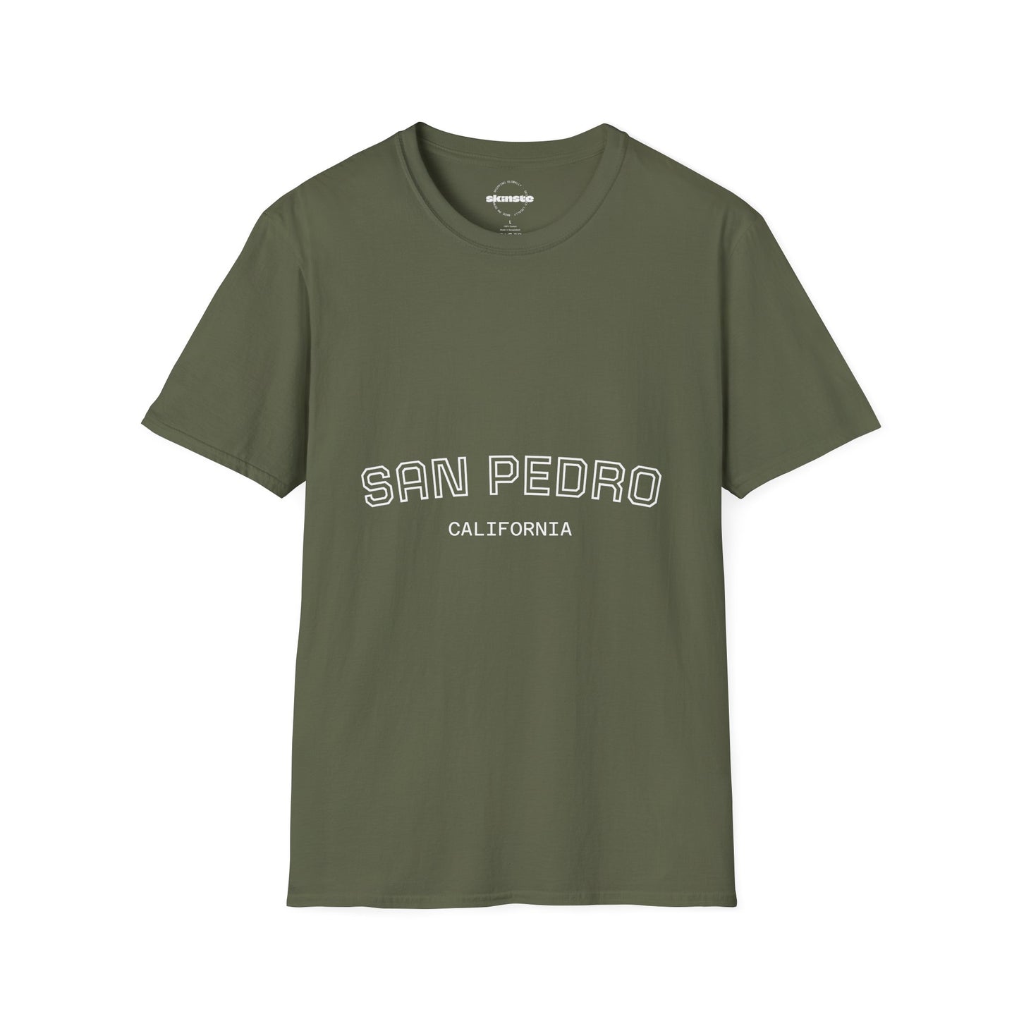San Pedro California Tee — Minimal Coastal Graphic T-Shirt
