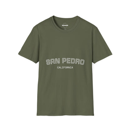 San Pedro California Tee — Minimal Coastal Graphic T-Shirt