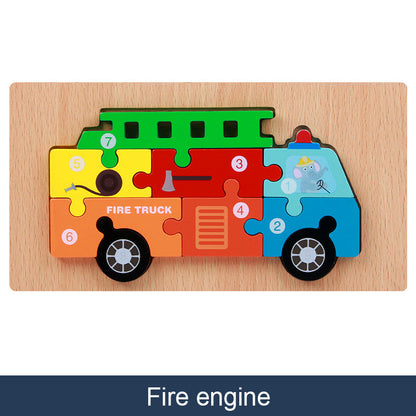 3D Wooden Puzzle