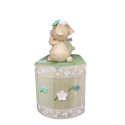 Blossom Bunnies Keepsake Bank