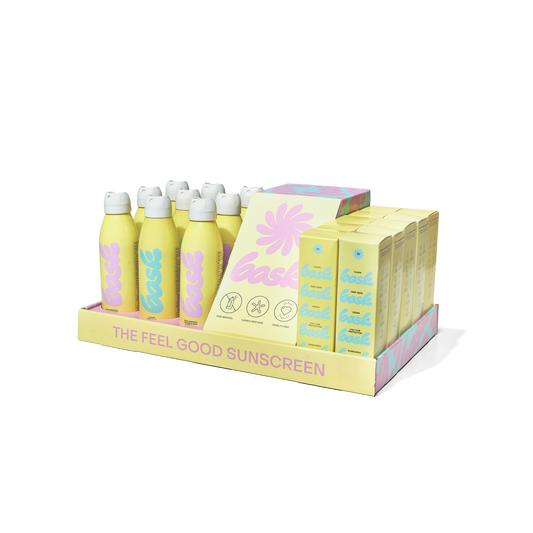 Bask Sunscreen - Bask Sunscreen Display Case