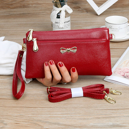 Summer Ladies Clutch Casual All-match Small Bag Mobile Phone Coin Purse Shoulder Messenger Bag