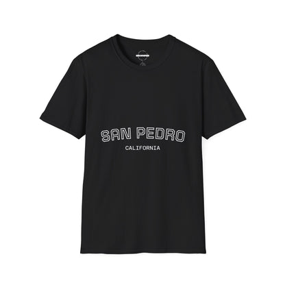 San Pedro California Tee — Minimal Coastal Graphic T-Shirt
