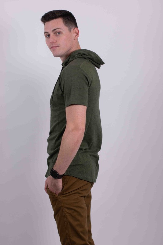 Light Weight Tribland Short Sleeves Hoodie