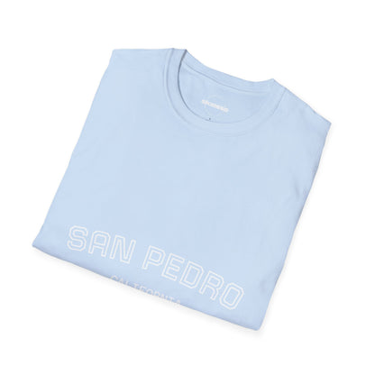 San Pedro California Tee — Minimal Coastal Graphic T-Shirt