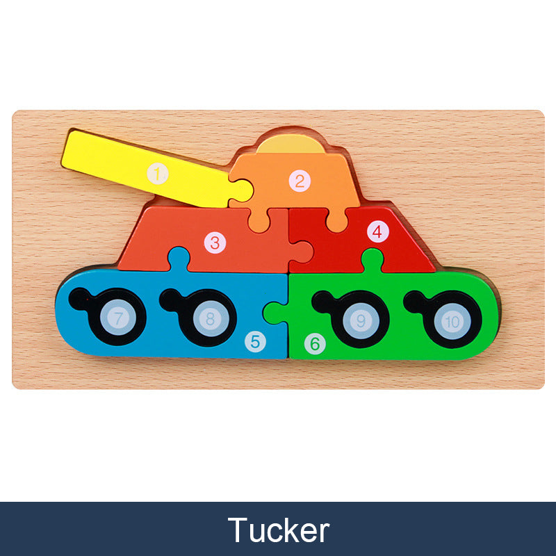 3D Wooden Puzzle