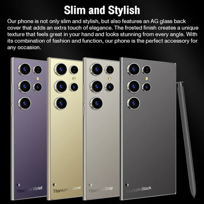 New S25 Ultra+ Smartphone 5G Signal 16GB+1TB Android 13 8000mAh phone Face Recognition Fingerprint unlocking Fast shipping