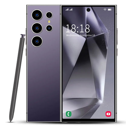 New S25 Ultra+ Smartphone 5G Signal 16GB+1TB Android 13 8000mAh phone Face Recognition Fingerprint unlocking Fast shipping