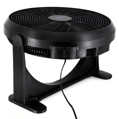 The Air Monster 20-inch, 3-speed, 70W wall-mountable fan is a compact, energy-efficient appliance designed to provide adjustable cooling in tight spaces while mounting securely to a wall.