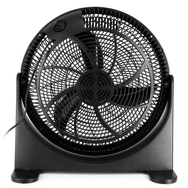 The Air Monster 16-inch Tilt Floor Fan is a compact, portable household fan offering three speeds and adjustable tilt to direct airflow exactly where you need it.