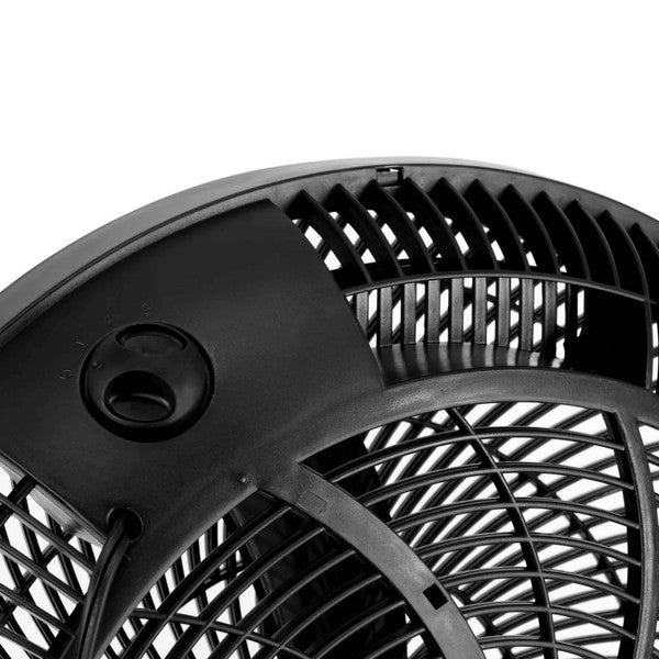 The Air Monster 16-inch Tilt Floor Fan is a compact, portable household fan offering three speeds and adjustable tilt to direct airflow exactly where you need it.