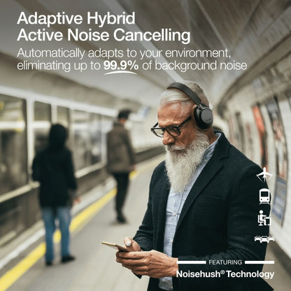 Adaptive noise cancelling with Aura 360 Headphones