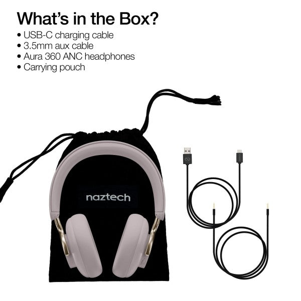 check what is in the box of Aura 360 Headphones case