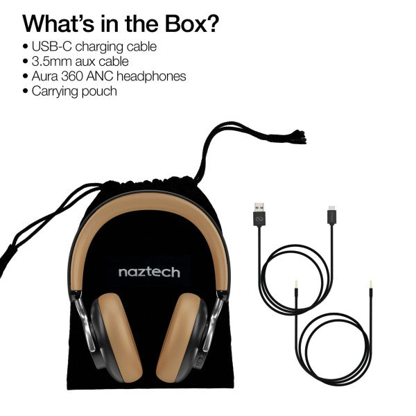 Aura 360 Headphones bags and accessories