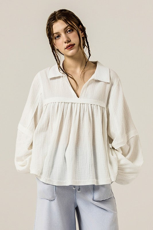 Soft texture is gentle on the skin—ideal for warm weather wear. 