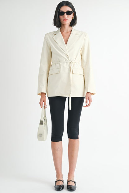 Belted Blazer