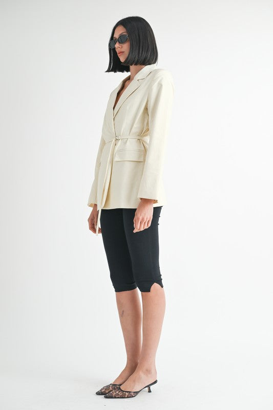 Belted Blazer