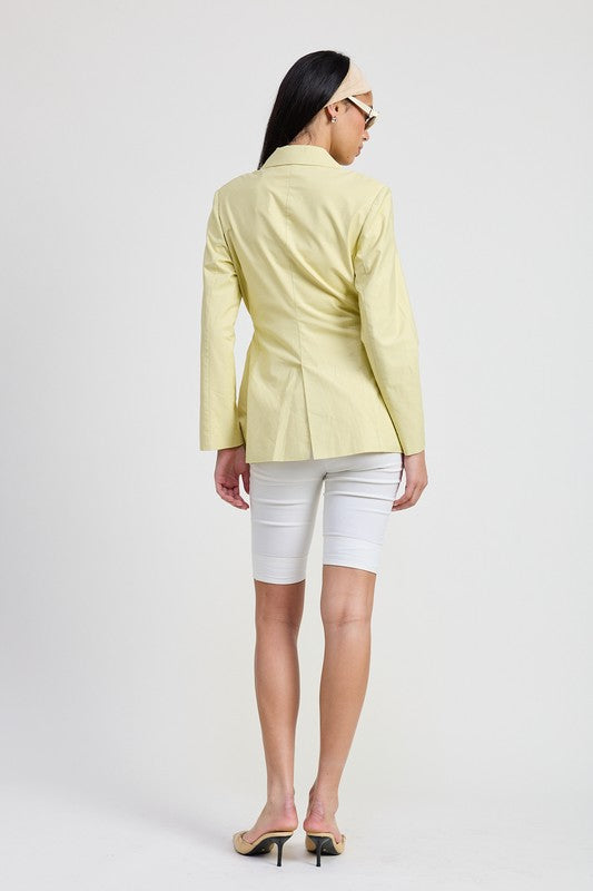 Belted Blazer