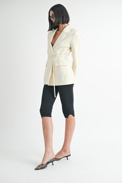 Belted Blazer