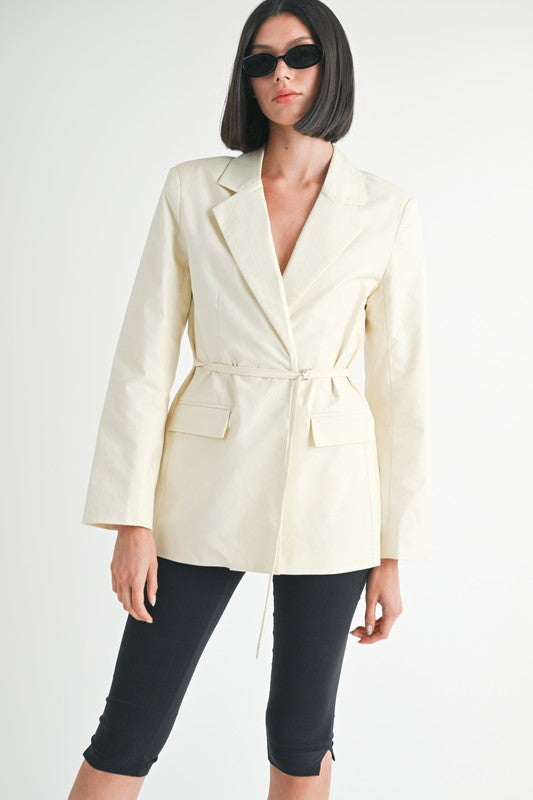 Belted Blazer