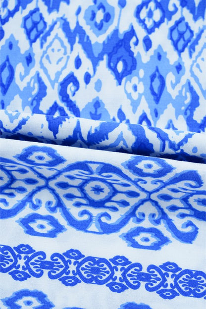 Easy care—wash gently to preserve print and soft fabric. (inferred) 