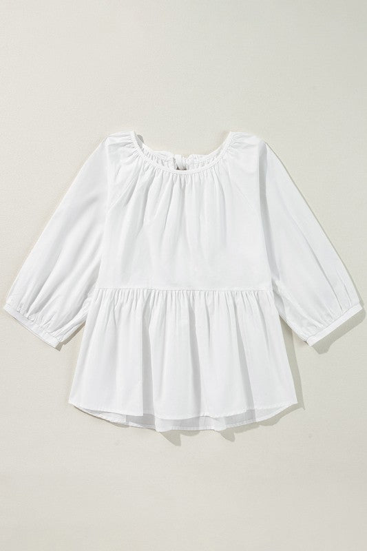 Loose fit silhouette ensures relaxed comfort and ease. 