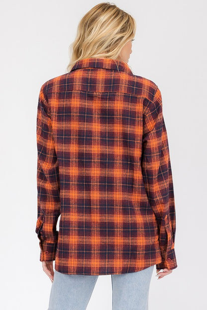 Button-down front for easy wear and classic design.